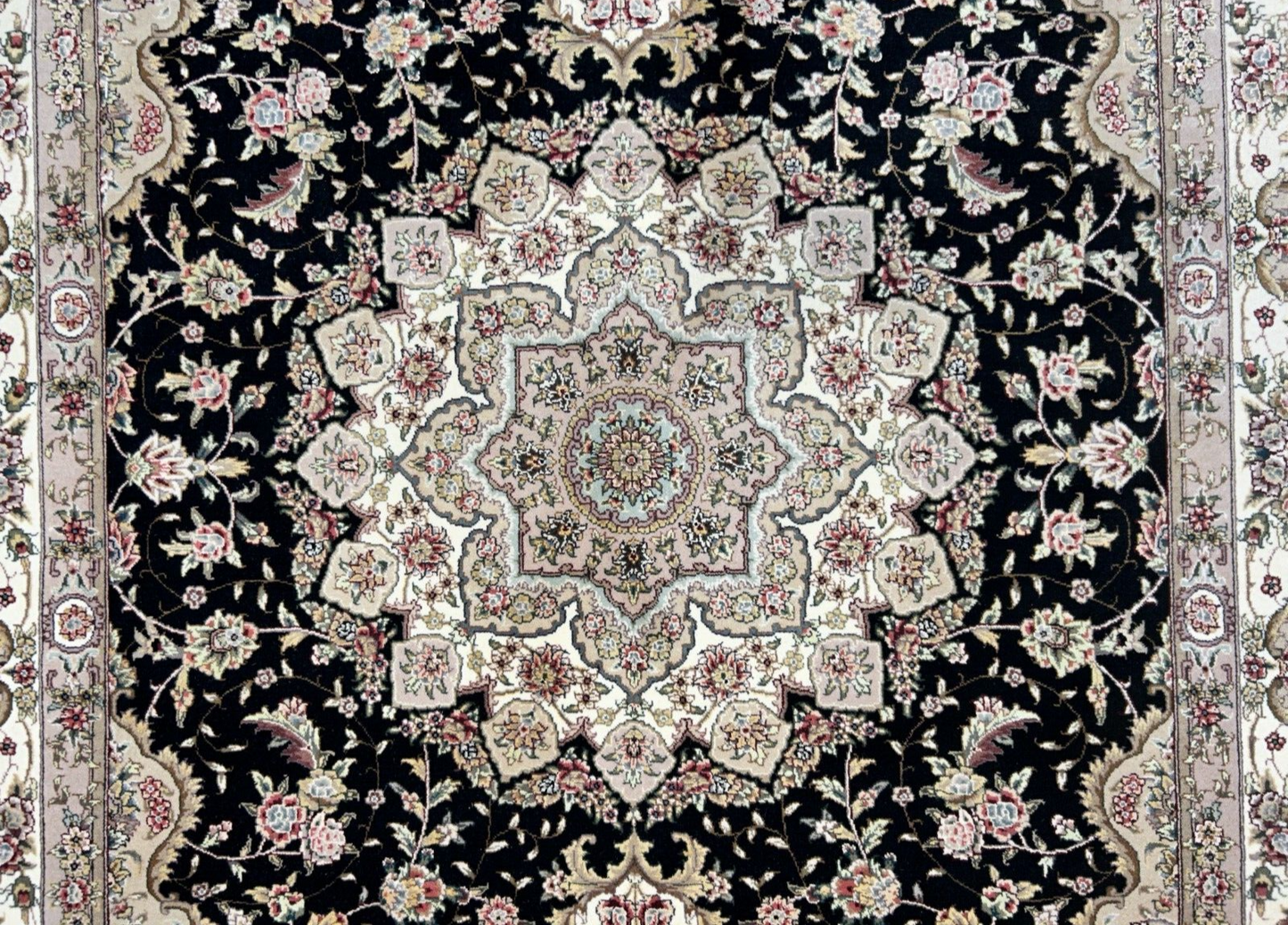 6'x9' Hand-Knotted 100% Wool Pile SinoPersian Carpet - Area Rug