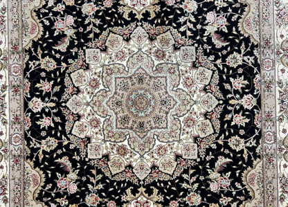 6'x9' Hand-Knotted 100% Wool Pile SinoPersian Carpet - Area Rug