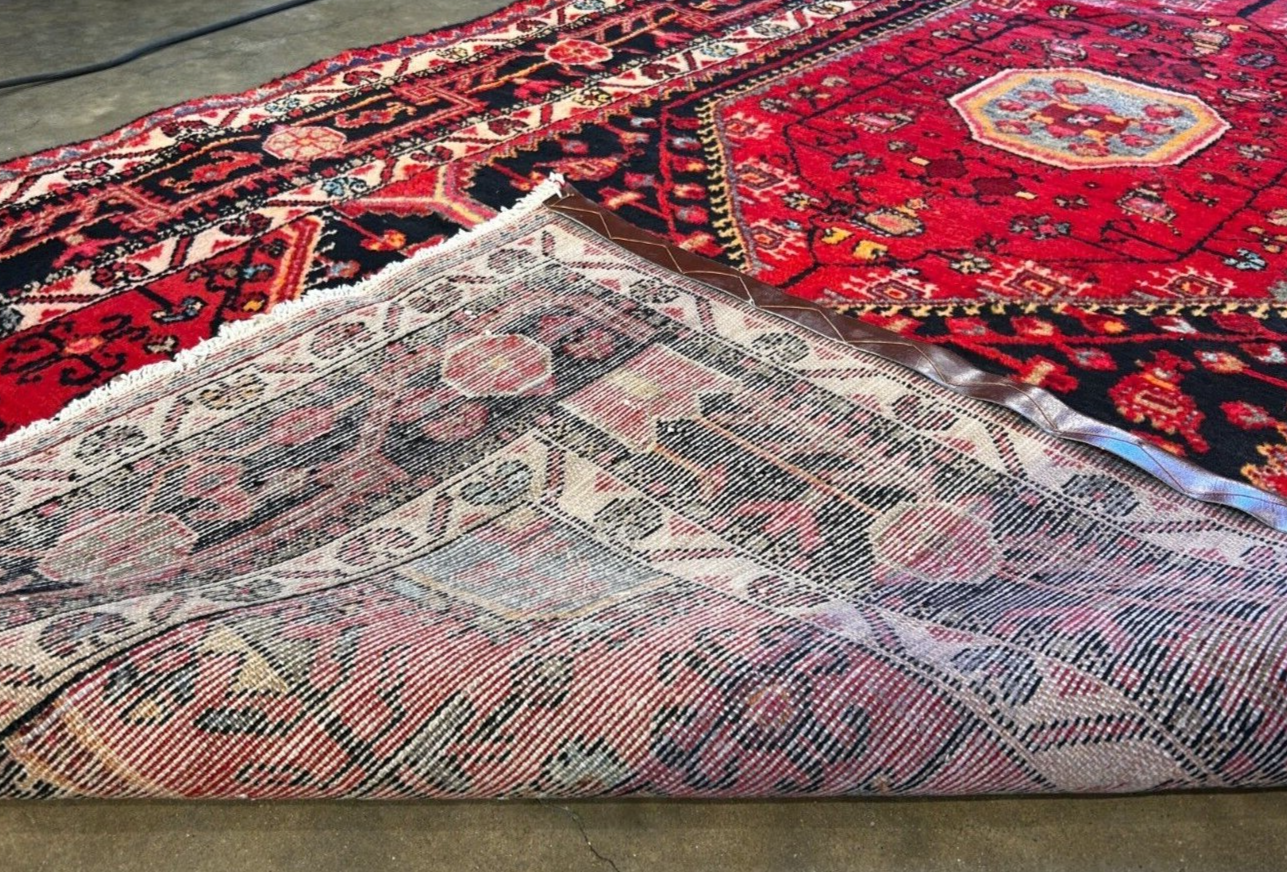 4'10" x 10'0" Hand-Knotted 100% Wool Pile Nahavande Area Rug - Carpet