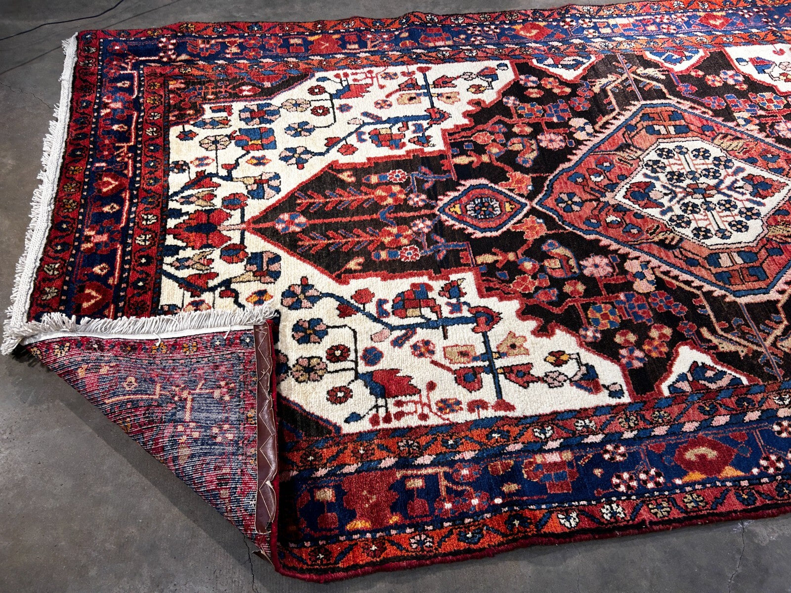 5'4" x 10'4" Hand-Knotted 100% Wool Nahavande Area Rug