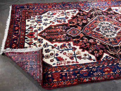 5'4" x 10'4" Hand-Knotted 100% Wool Nahavande Area Rug