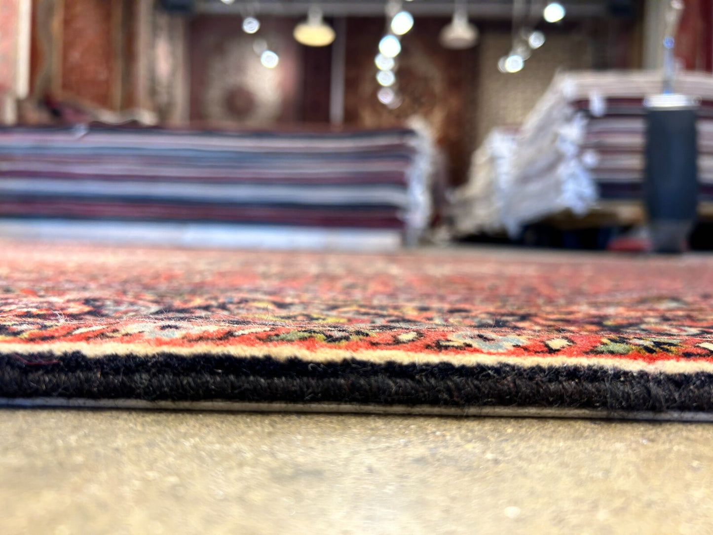 3'8"x5'8" Hand-Knotted 100% Wool Bidjare Carpet - Area Rug