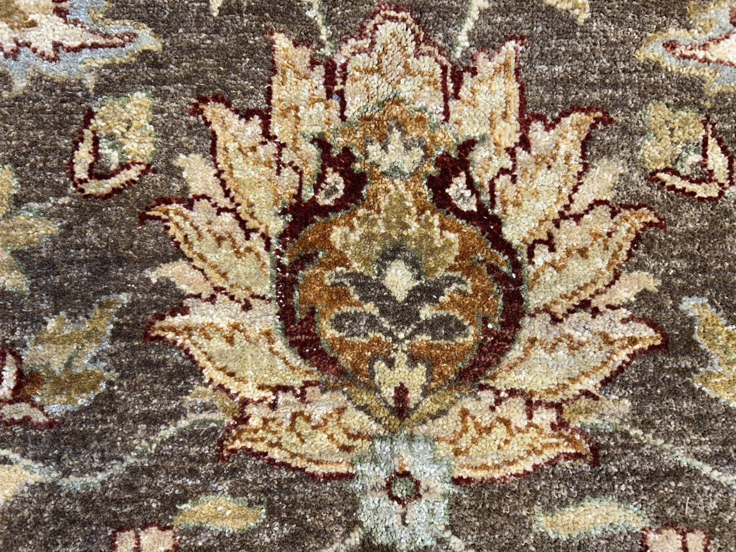 9'x12' Hand-Knotted 100% Wool Pile Agra Rug