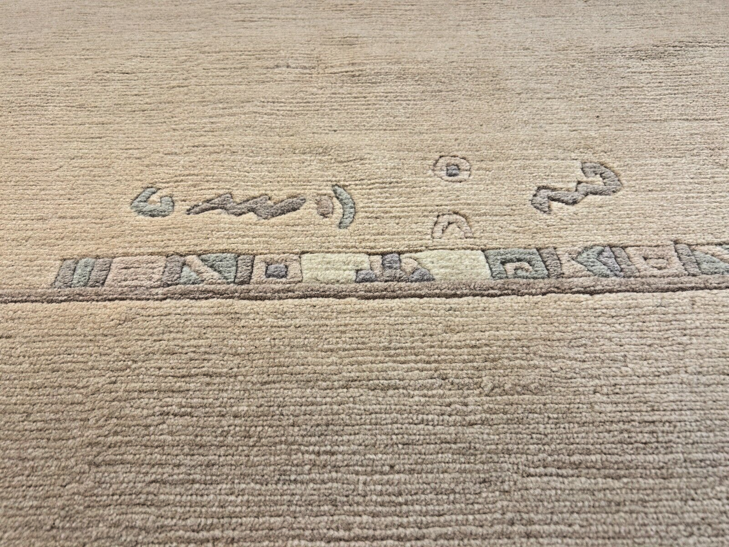 6'6"x9'11" Hand-Knotted 100% Wool Pile Indo-Nepali Carpet - Area Rug