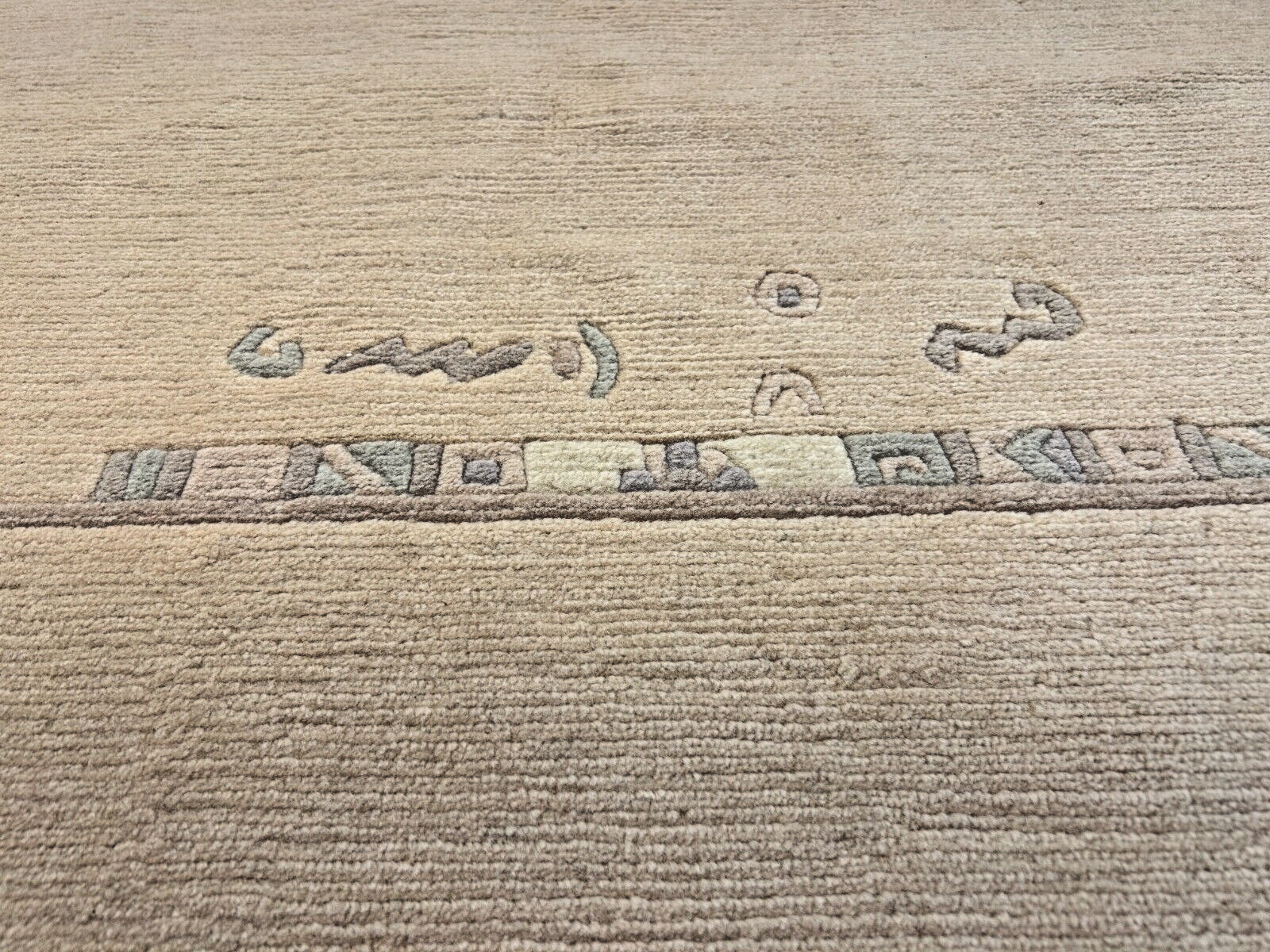 6'6"x9'11" Hand-Knotted 100% Wool Pile Indo-Nepali Carpet - Area Rug