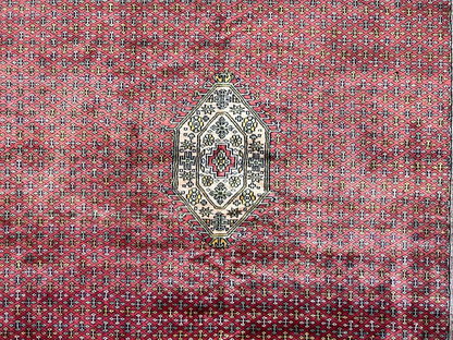 6'x9' Vintage Old Hand-Knotted Wool Oriental Rug - Area Carpet