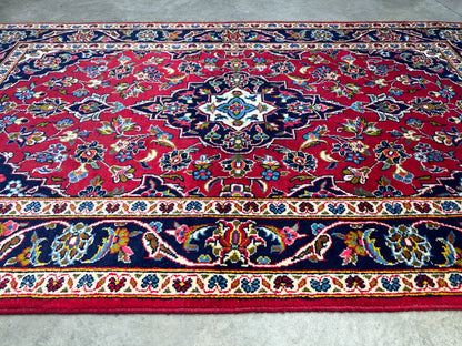 3'3"x5'6'' Hand-Knotted 100% Wool Persiane Kashane Area Rug