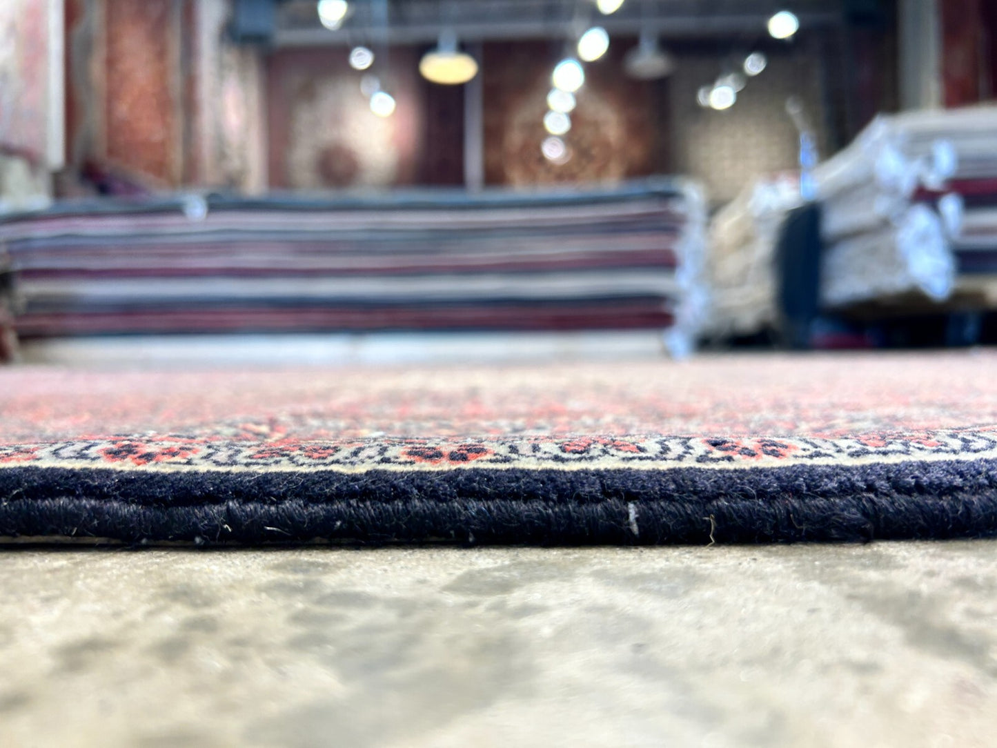 3'8"x5'10" Hand-Knotted 100% Wool Bidjare Carpet - Area Rug