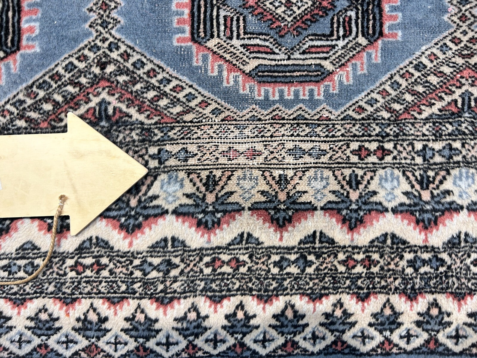 5'3"x7'7" Antique Hand-Knotted Wool Oriental Rug - Area Carpet