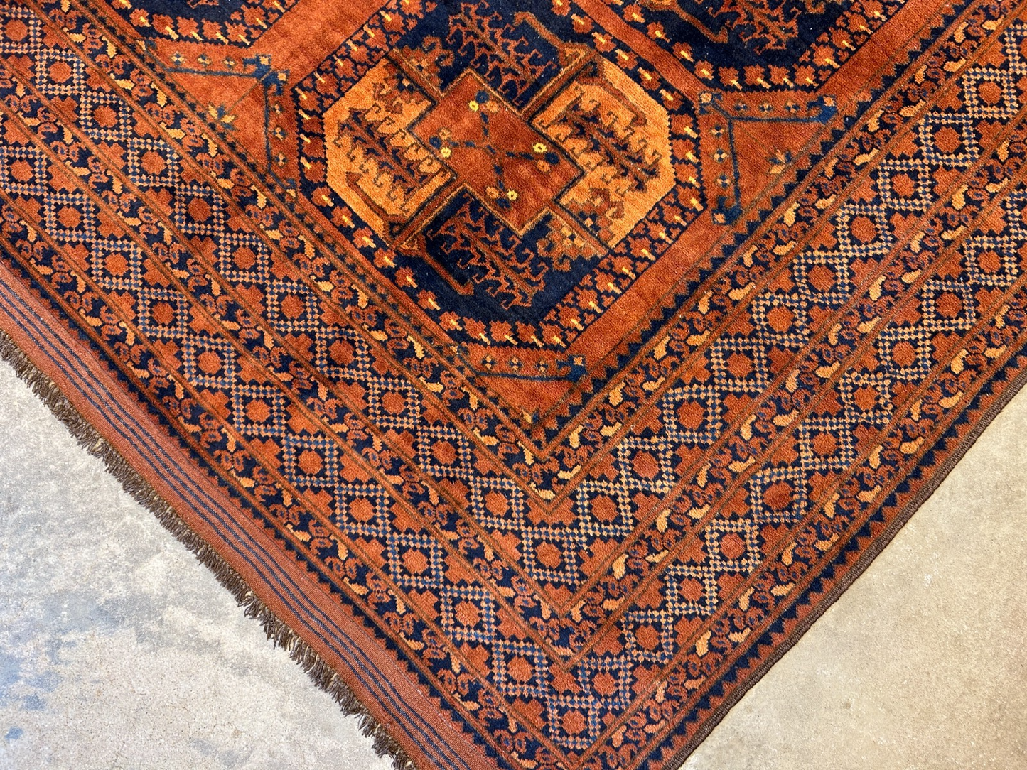 8'8"x12'1" Hand-Knotted 100%  Wool Pile Bokhara Rug