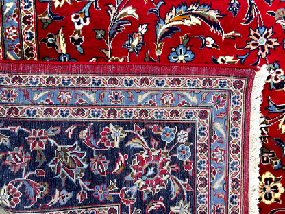 8'2"x12'1'' Fine Hand-Knotted Fine 100% Wool Pile  Kashane Area Rug