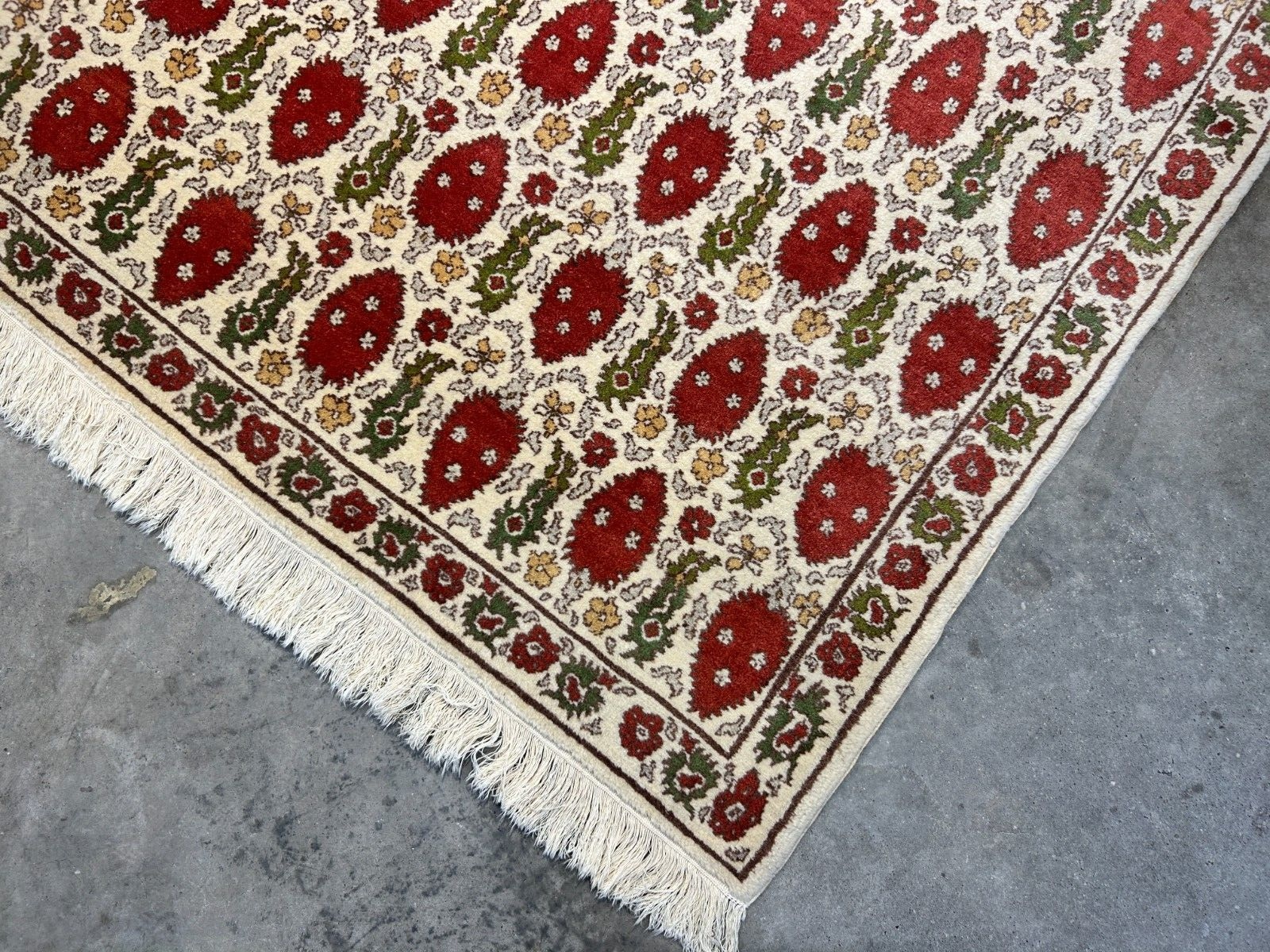 6'1"x9'2" Hand-Knotted 100% Wool Pile Turkish Carpet - Area Rug