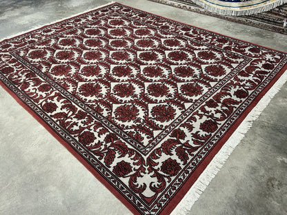 8’x9’11” Hand-Knotted 100% Wool Pile Oriental Area Rug - Carpet