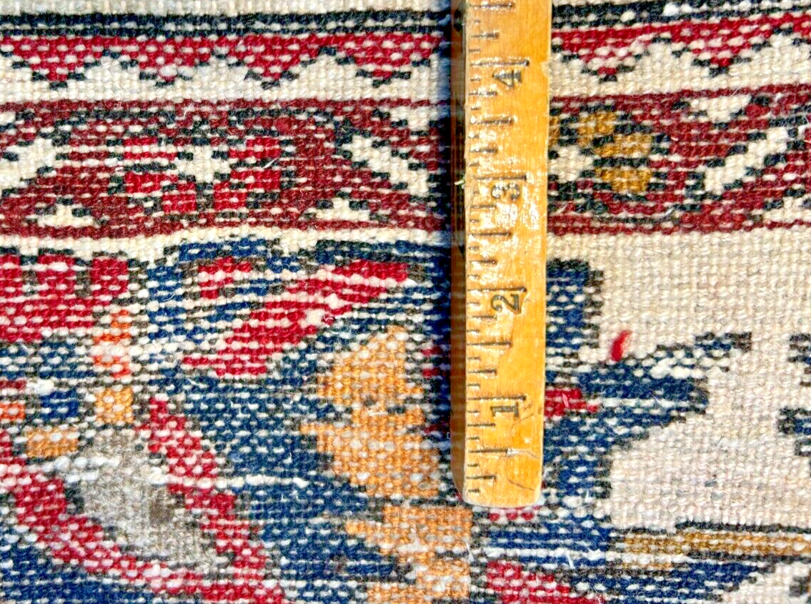 6'10"x10'1" Hand-Knotted 100% Lamb Wool Bakhtiarie Carpet - Area Rug