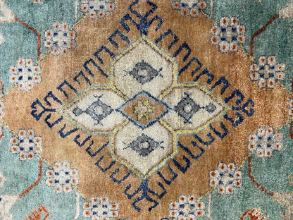 9'2"x11'11" Hand-Knotted 100%  Wool Pile IndoSerapi Rug