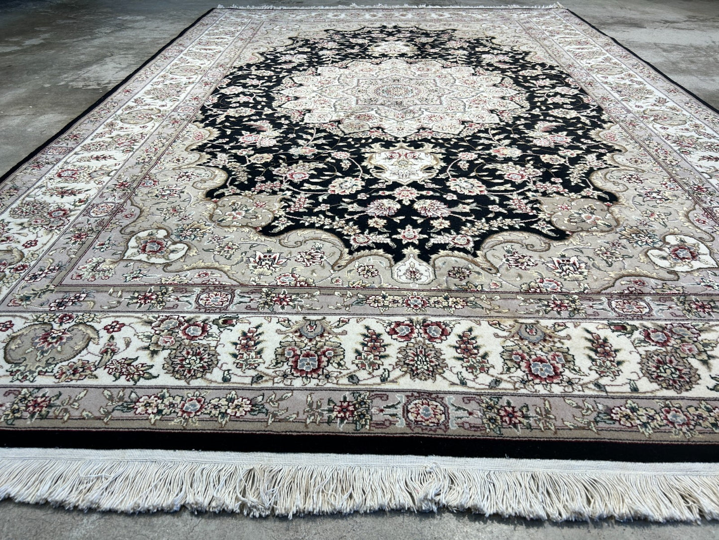 6'x9' Hand-Knotted 100% Wool Pile SinoPersian Carpet - Area Rug