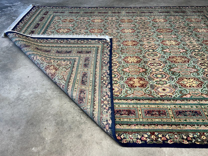 8'10"x11'10" Hand-Knotted 100% Wool Pile Oriental Rug