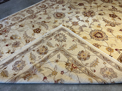 8'10"x12' Hand-Knotted 100% Wool Pile Oriental Rug