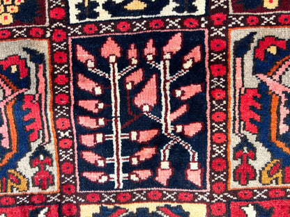 6'10"x10'1" Hand-Knotted 100% Lamb Wool Bakhtiarie Carpet - Area Rug