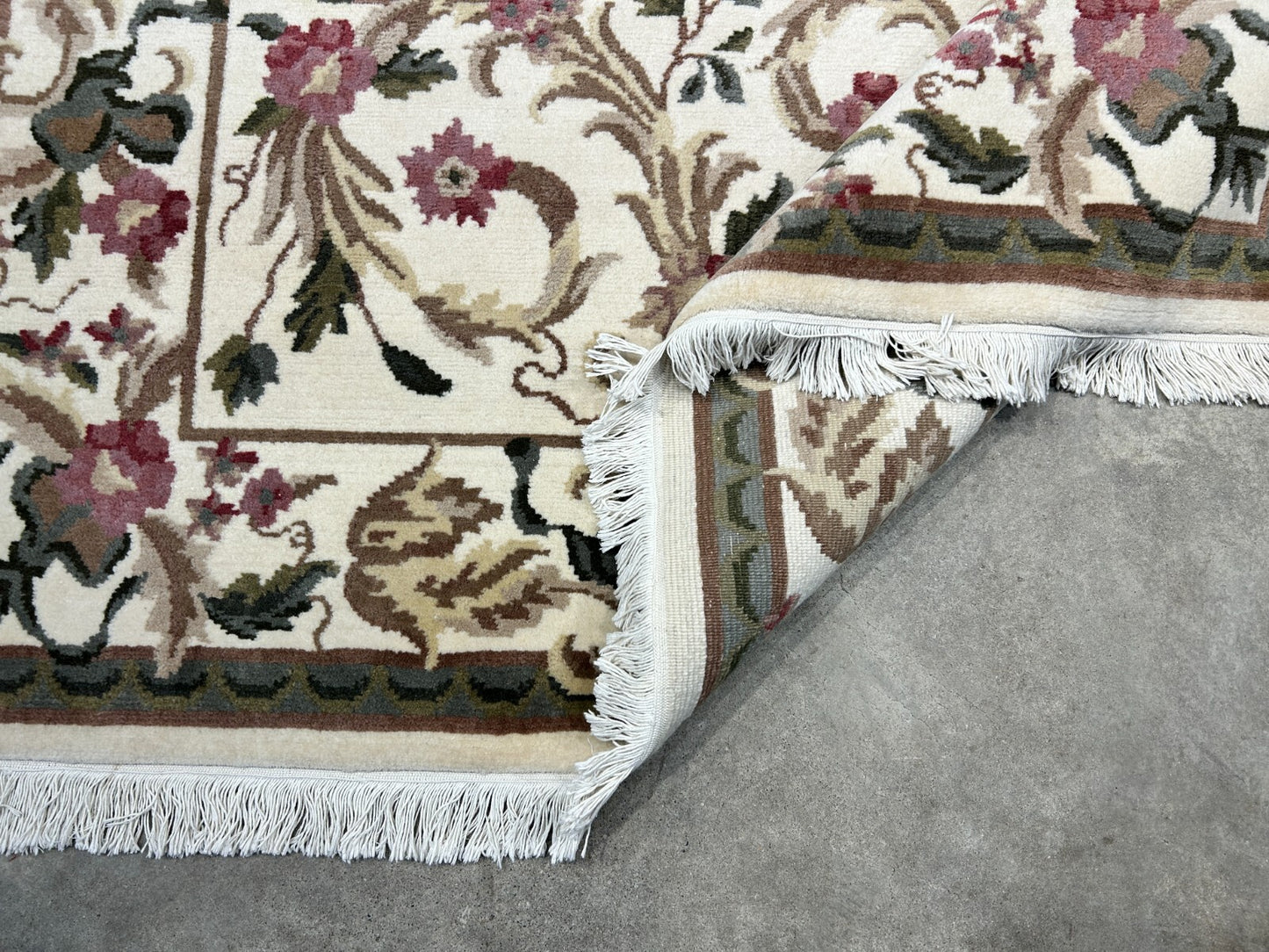 6'x9' Hand-Knotted 100% Wool Pile Art Deco Carpet - Area Rug