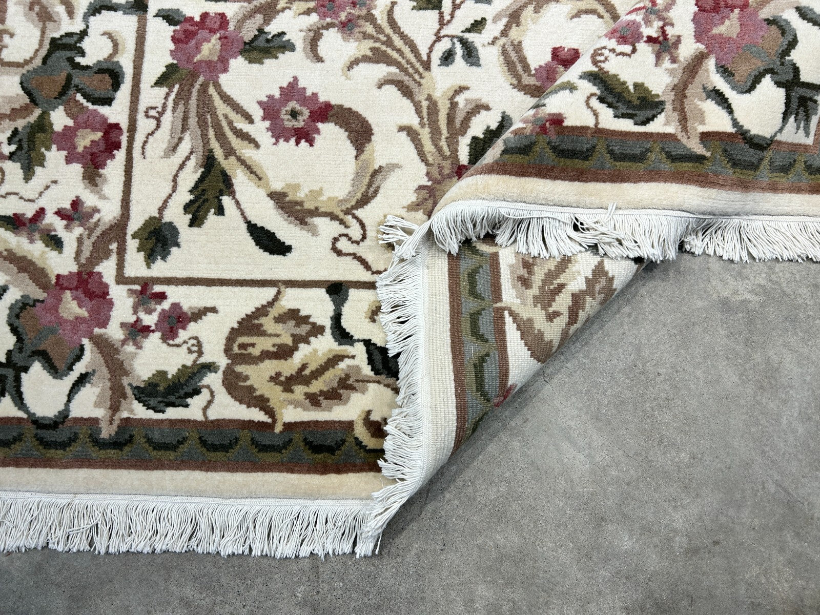 6'x9' Hand-Knotted 100% Wool Pile Art Deco Carpet - Area Rug