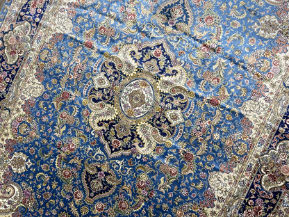 6'x9' Exquisite Hand-Knotted 100% Silk Oriental Rug