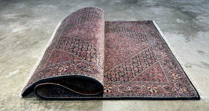 3'8"x5'10" Hand-Knotted 100% Wool Bidjare Carpet - Area Rug