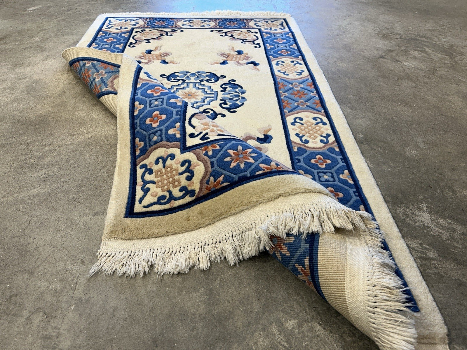 3’1”x5’2” Hand-Knotted 100% Wool Pile Oriental Area Rug - Carpet