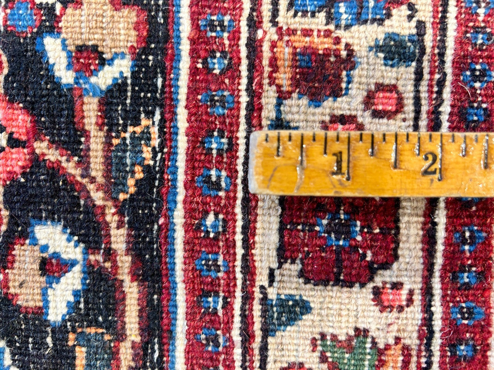 6'11"x10'3" Antique Hand-Knotted Wool Oriental Mood Rug - Area Carpet