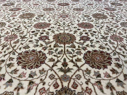 9'x12' Very Fine Hand-Knotted 100% Lamb Wool Pile PakPersian Rug