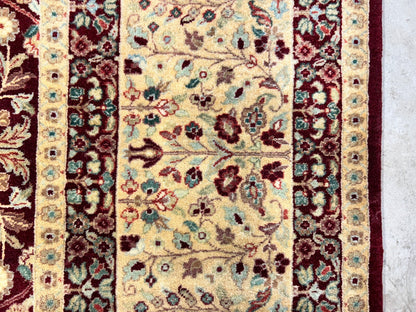 9'x12' Hand-Knotted 100% Lamb Wool Pile Persiane Design Carpet - Area Rug