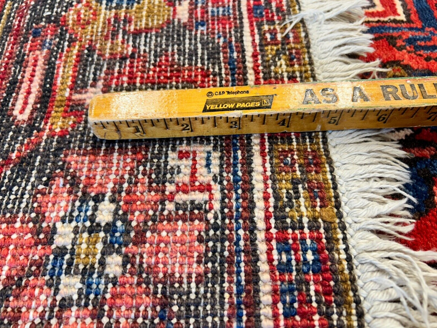 7'9"x11'2" Hand-Knotted 100% Wool Pile Herize Rug