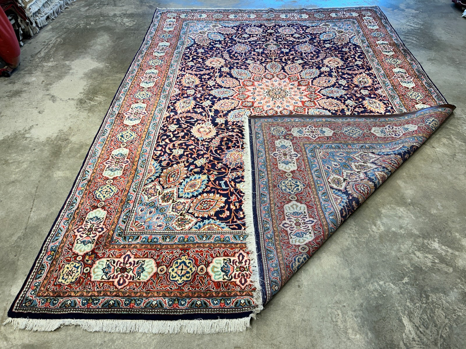 8'8"x12'6" Hand-Knotted 100% Wool Pile Kashmare Rug