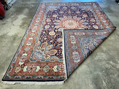 8'8"x12'6" Hand-Knotted 100% Wool Pile Kashmare Rug