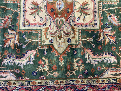 9'x12' Hand-Knotted 100% Wool Pile Herize Rug