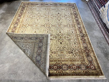 8'10"x11'10" Hand-Knotted 100% Wool Pile Oriental Rug