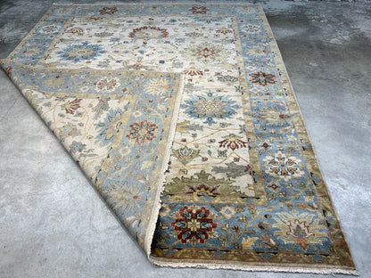 8' x 9'10" Hand-Knotted 100% Wool Carpet - Indian Mahal Area Rug