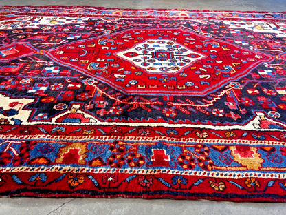 5'4" x 9'5" Hand-Knotted 100% Wool Carpet - Hamadane Area Rug