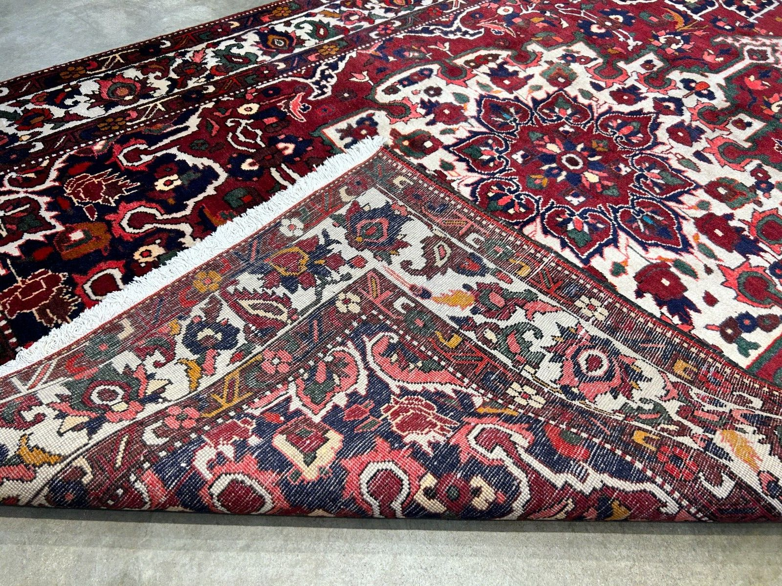 6'8"x9'9" Hand-Knotted 100% Wool Pile Bakhtiarie Carpet - Area Rug
