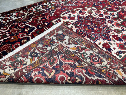 6'8"x9'9" Hand-Knotted 100% Wool Pile Bakhtiarie Carpet - Area Rug