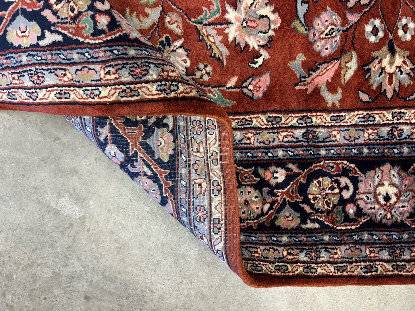 8’1”x9’11” Hand-Knotted 100% Wool Pile Oriental Area Rug - Carpet