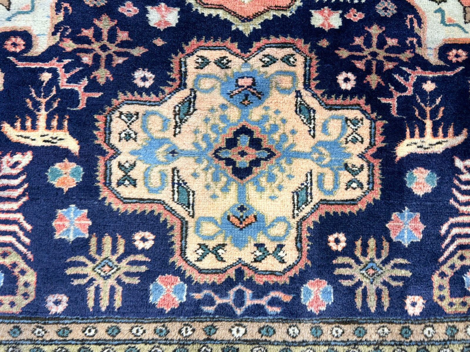 6'x9'10" Hand-Knotted 100% Wool Pile Ardabile Carpet - Area Rug