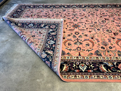 9'x12' Hand-Knotted 100% Wool Pile Romanian Rug