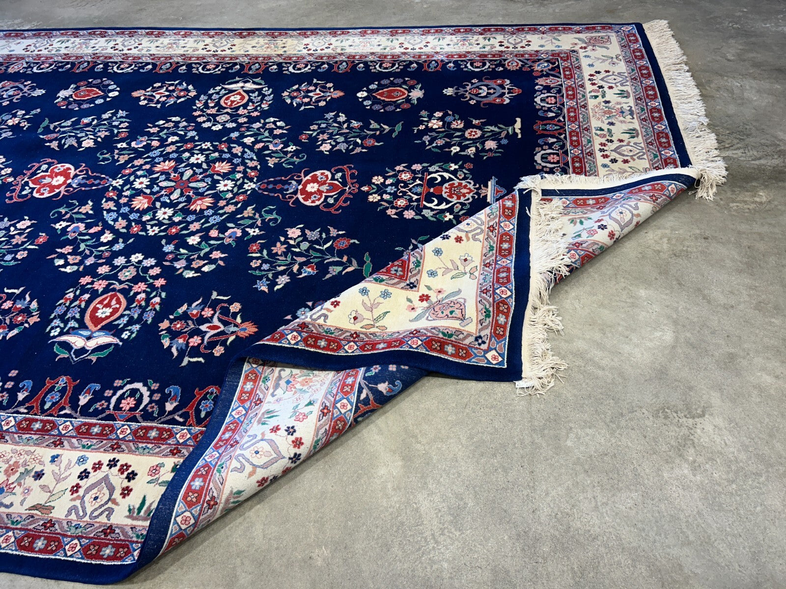 9'x12' Fine Hand-Knotted 100% Lamb Wool Pile SinoPersian Rug