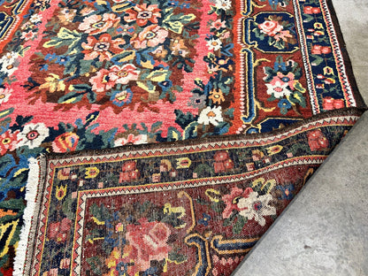 5'2"x8' Hand-Knotted 100% Wool Pile Bakhtiarie Carpet - Area Rug