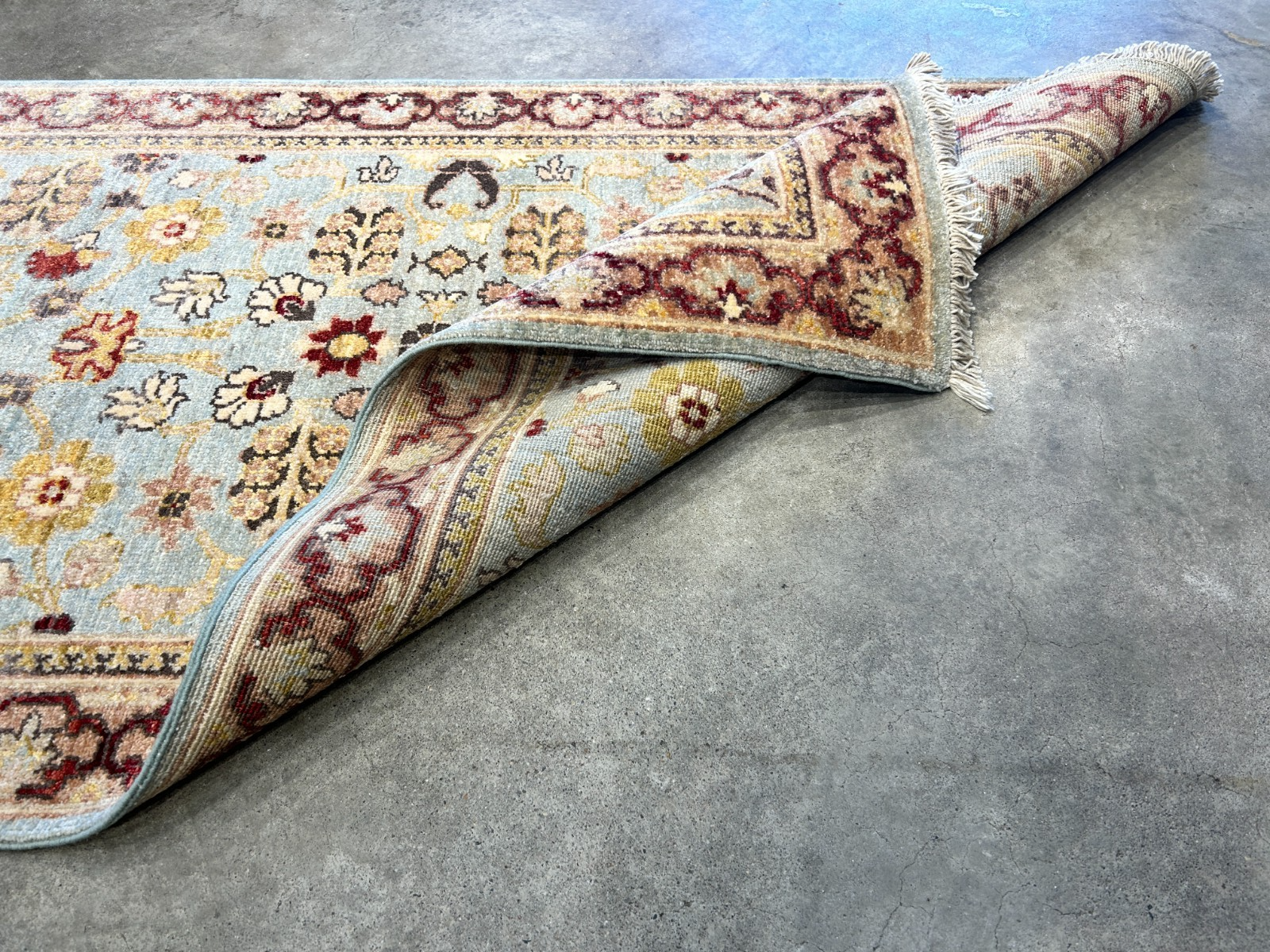 3'x5'2" Fine Hand-Knotted 100% Wool Pile Pakpishawar Area Rug