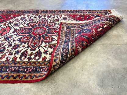 3'1"x5' Hand-Knotted 100% Wool Pile Herize Rug