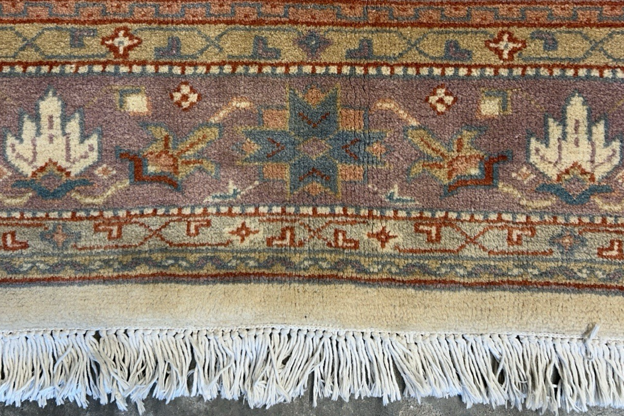 7’10”x9’6” Hand-Knotted 100% Wool Pile Oriental Area Rug - Carpet