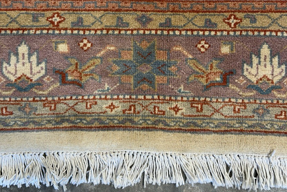 7’10”x9’6” Hand-Knotted 100% Wool Pile Oriental Area Rug - Carpet