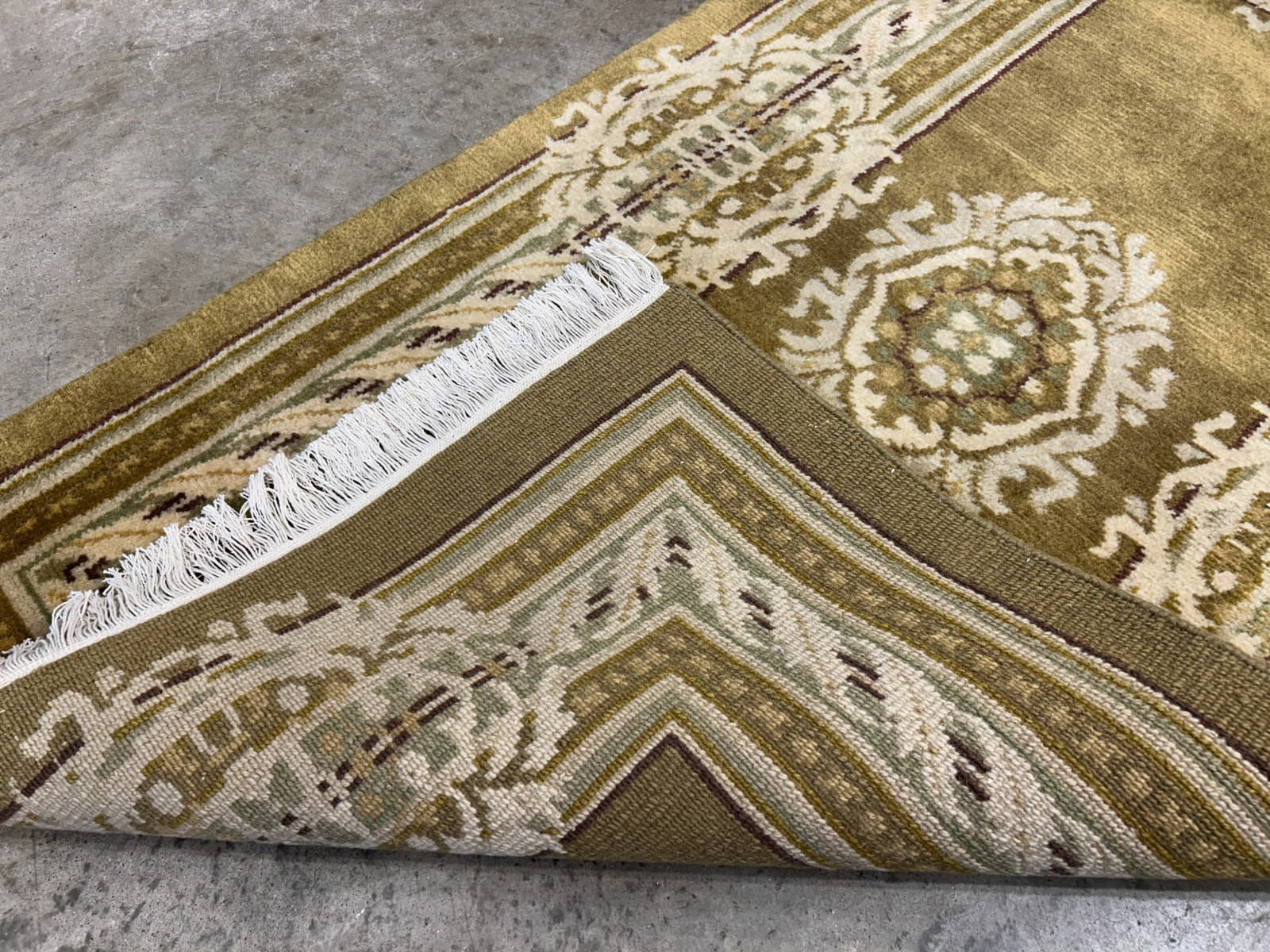 2'11"x5'1" Hand-Knotted 100% Wool Pile Oriental Area Rug - Carpet